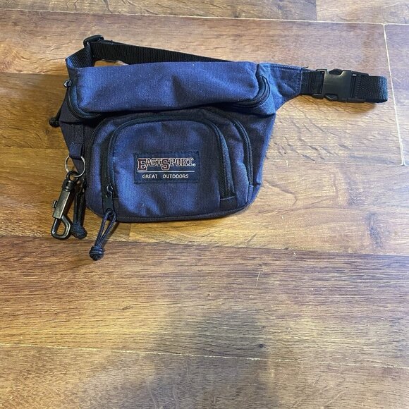 Eastsport Other - Vintage 90s Eastsport Outdoor Company 3 Pocket Waist Bag Fanny Pack Blue